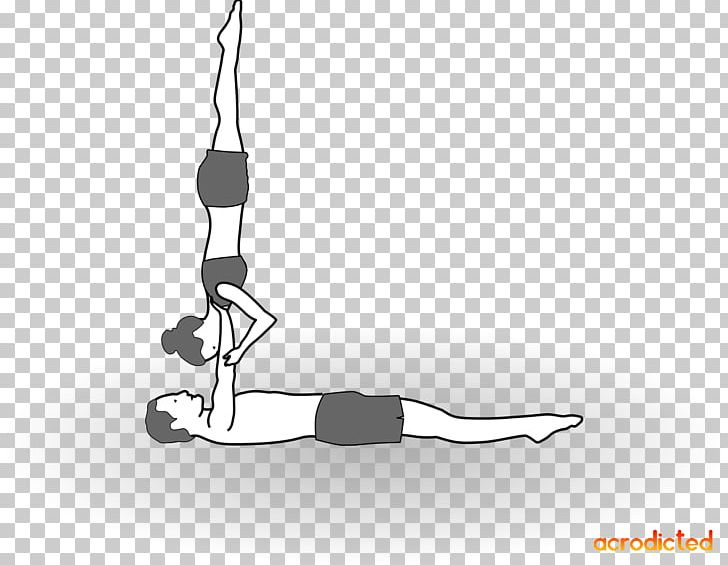 Handstand Arm Elbow Foot PNG, Clipart, Angle, Arm, Bird, Black And White, Elbow Free PNG Download