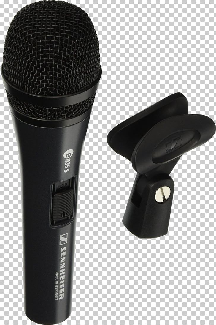 Microphone Shure SM58 Sennheiser E 835-S PNG, Clipart, Audio, Audio Equipment, Cardioid, Electrical Switches, Electronics Free PNG Download