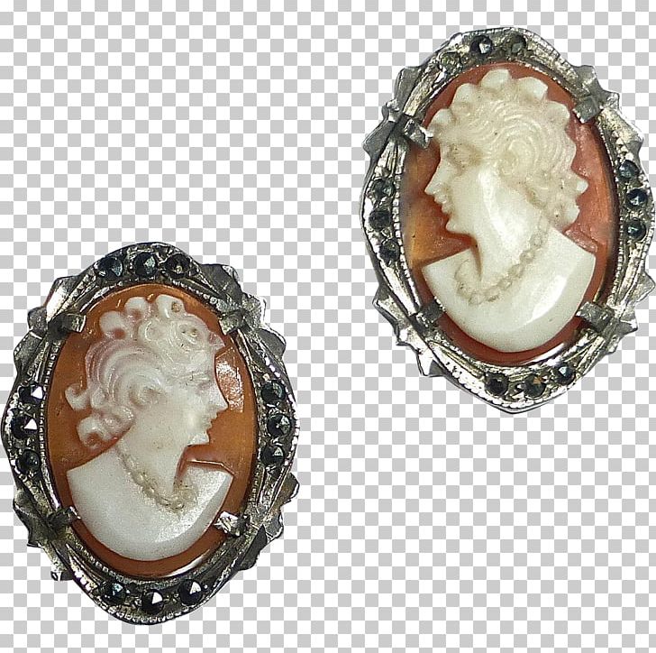 Earring Gemstone Silver Cameo Marcasite PNG, Clipart, Cameo, Earring, Earrings, Fashion Accessory, Frames Free PNG Download