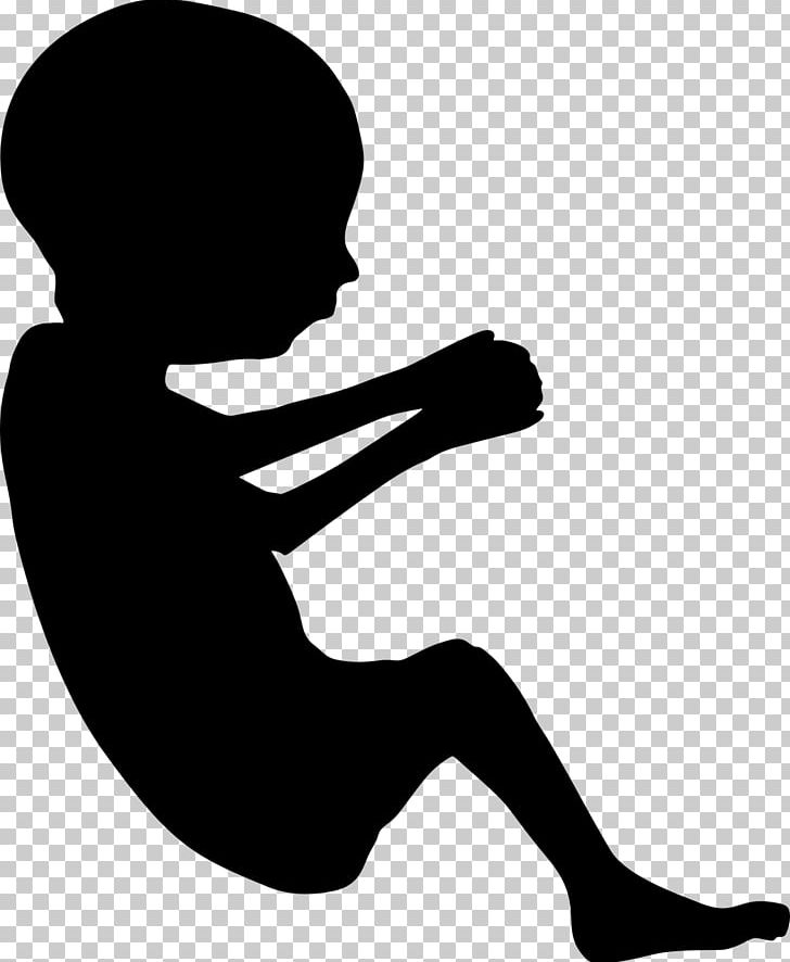Fetus Infant Pregnancy Silhouette PNG, Clipart, Arm, Black And White, Child, Childbirth, Computer Icons Free PNG Download