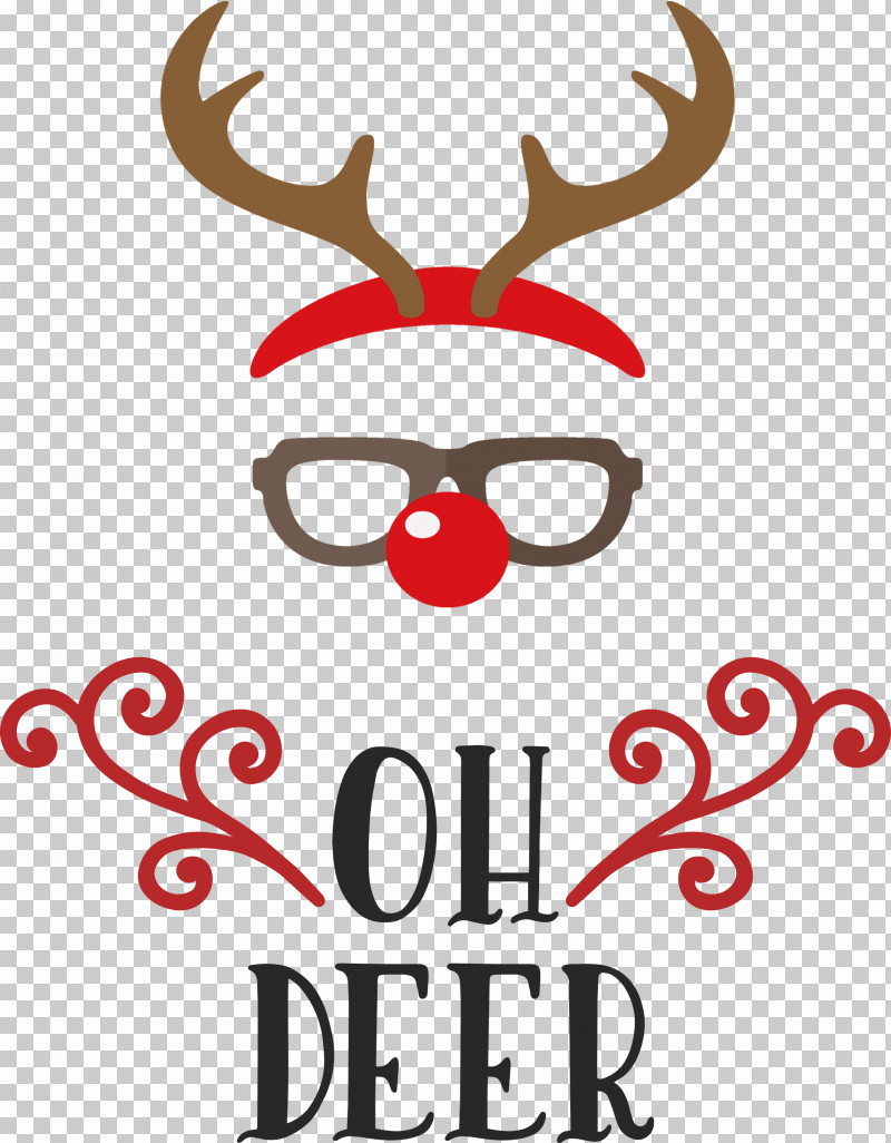 OH Deer Rudolph Christmas PNG, Clipart, Christmas, Christmas Archives, Logo, Media, Oh Deer Free PNG Download