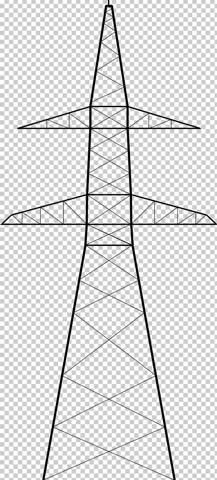 Transmission Tower Electric Power Transmission Drawing PNG, Clipart, Angle, Area, Artwork, Black And White, Drawing Free PNG Download