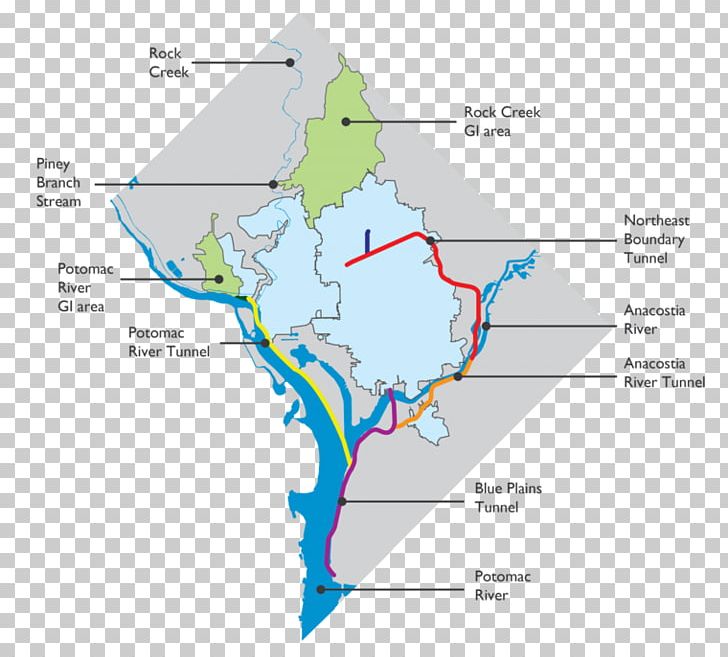 Anacostia River District Of Columbia Water And Sewer Authority Potomac River Separative Sewer Project PNG, Clipart, Are, Combined Sewer, Construction, Diagram, Ecoregion Free PNG Download