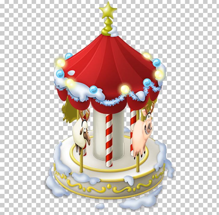Hay Day Christmas Decoration Carousel Winter PNG, Clipart, Amusement Park, Amusement Ride, Cake, Cake Decorating, Carousel Free PNG Download