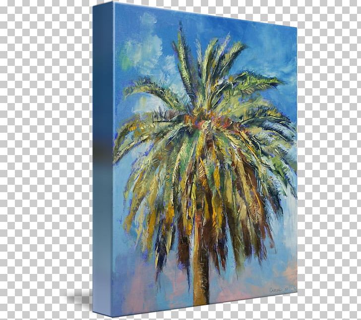 Date Palm Painting Canary Islands Canvas Print PNG, Clipart, Arecaceae, Arecales, Art, Canary Islands, Canvas Free PNG Download