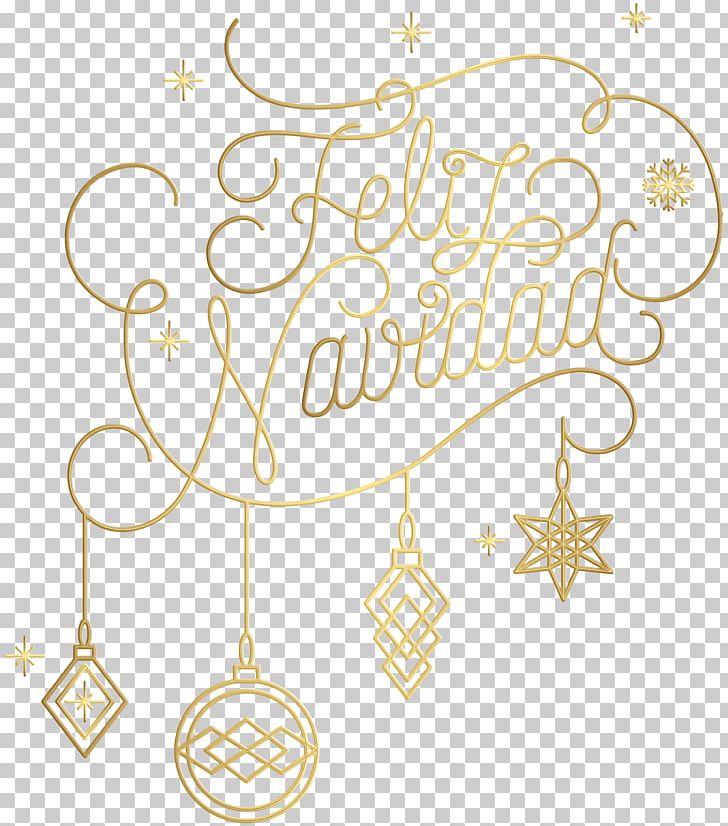 Christmas Ornament Feliz Navidad PNG, Clipart, Body Jewelry, Calligraphy, Carol, Christmas, Christmas Carol Free PNG Download