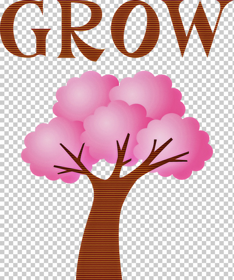 GROW Flower PNG, Clipart, Flower, Grow, Meter, Petal, Tree Free PNG Download