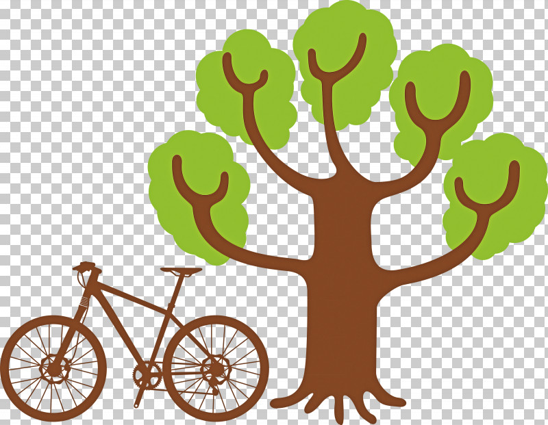 Bike Bicycle PNG, Clipart, Bicycle, Bike, Cartoon, Flower, Plant Free PNG Download