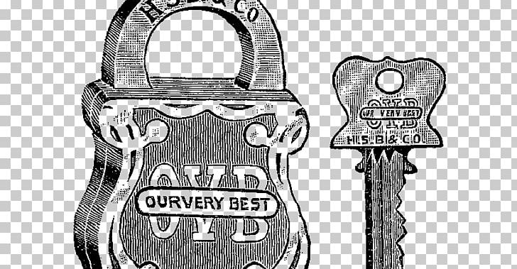 Padlock Key Drawing PNG, Clipart, Black And White, Drawing, Hardware, Hardware Accessory, Key Free PNG Download