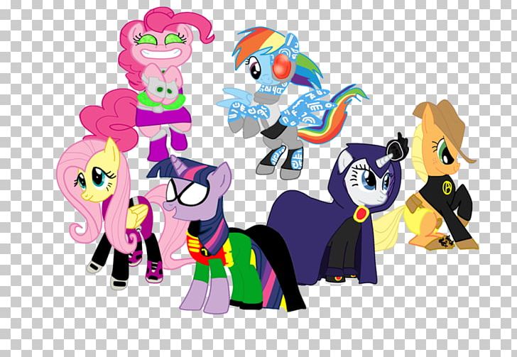 Pony Starfire Pinkie Pie Raven Beast Boy PNG, Clipart, Animals, Art, Beast Boy, Cartoon, Fictional Character Free PNG Download