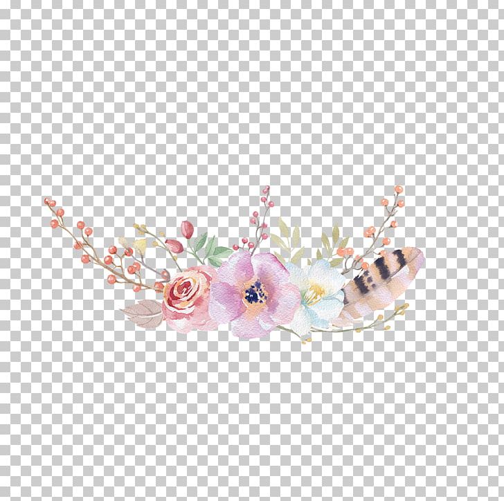 Boho-chic Flower Watercolor Painting Stock Photography Floral Design PNG, Clipart, Bohemianism, Bohochic, Cherry Blossom, Color, Cut Flowers Free PNG Download
