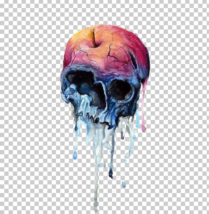 Apple Human Skull Symbolism Drawing PNG, Clipart, Apple, Art, Bone, Drawing, Facial Hair Free PNG Download