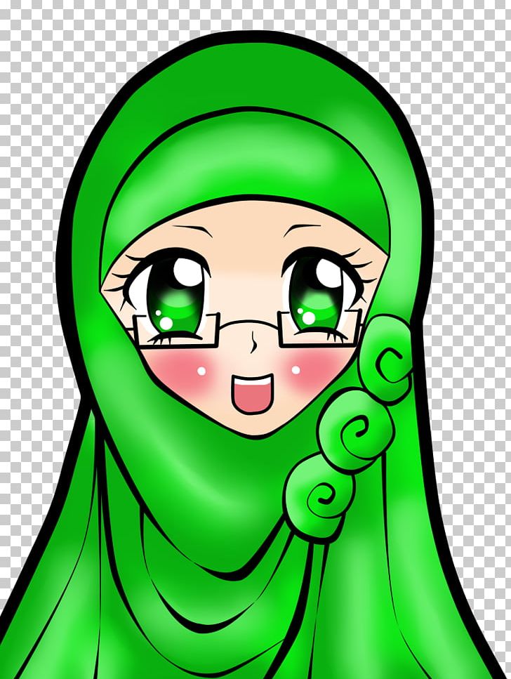 arabic girl clipart face