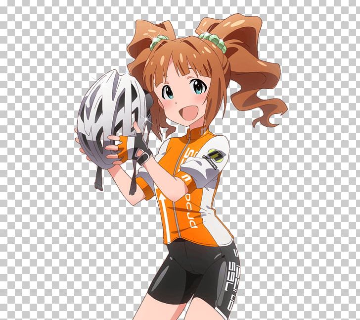 Yayoiken Takatsuki Cycling Bicycle The Idolmaster: Million Live! Theater Days PNG, Clipart, Anime, Bicycle, Brown Hair, Cartoon, Character Free PNG Download