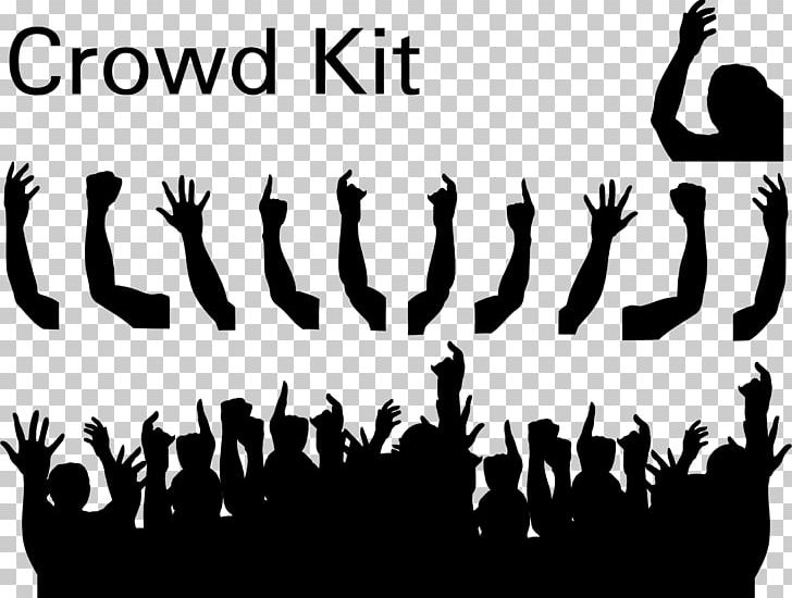Crowd Silhouette PNG, Clipart, Animals, Black, Black And White, Brand, Calligraphy Free PNG Download