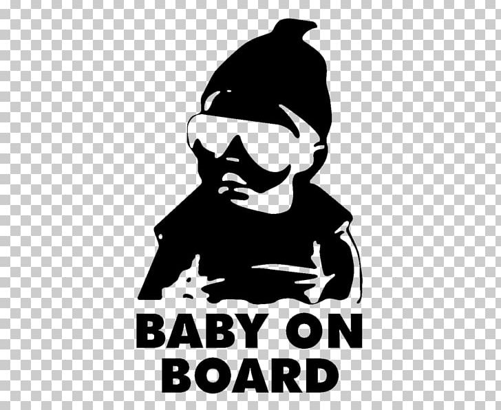 Decal Bumper Sticker Car Child PNG, Clipart, Artwork, Baby On Board, Black, Black And White, Brand Free PNG Download