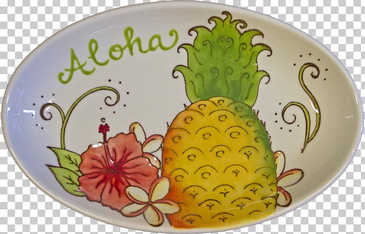 Pineapple Ceramic Platter PNG, Clipart, Ananas, Bromeliaceae, Ceramic, Dishware, Food Free PNG Download