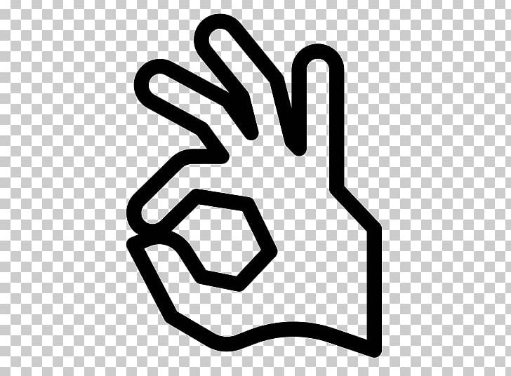 OK Computer Icons The Finger Hand PNG, Clipart, Area, Black, Black And White, Computer Icons, Finger Free PNG Download