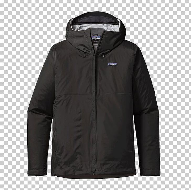 Patagonia Jacket Raincoat Outerwear Waterproofing PNG, Clipart, Black, Clothing, Coat, Gilets, Goretex Free PNG Download