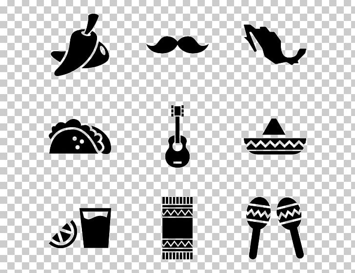 Mexican Cuisine Computer Icons Symbol PNG, Clipart, Black, Black And White, Brand, Computer Icons, Desktop Wallpaper Free PNG Download