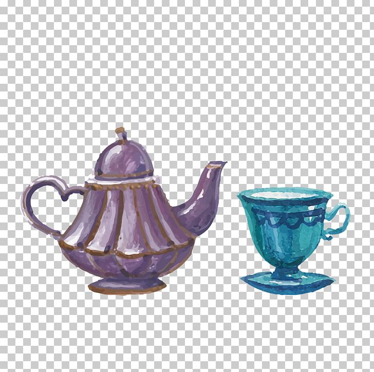 Tea Kettle Drawing PNG, Clipart, Afternoon Vector, Bubble Tea, Ceramic, Cup, Decoration Free PNG Download