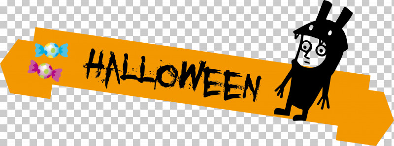 Happy Halloween Banner PNG, Clipart, Cartoon, Happy Halloween Banner, Logo, Meter, Sign Free PNG Download