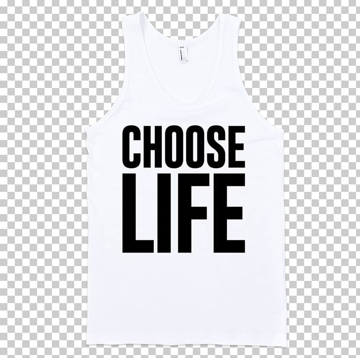 T-shirt Active Tank M Gilets Sleeveless Shirt PNG, Clipart, Active Shirt, Active Tank, Black, Brand, Choose Life Free PNG Download