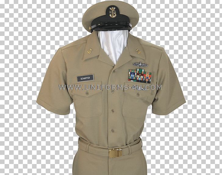 Khaki Military Uniform Chief Petty Officer United States Navy PNG, Clipart, Army Officer, Beige, Button, Chief Petty Officer, Enlisted Rank Free PNG Download