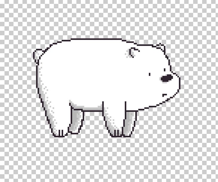 Polar Bear PowerVocab Word Game Pixel Art PNG, Clipart, Angle, Animals, Black, Black And White, Canidae Free PNG Download