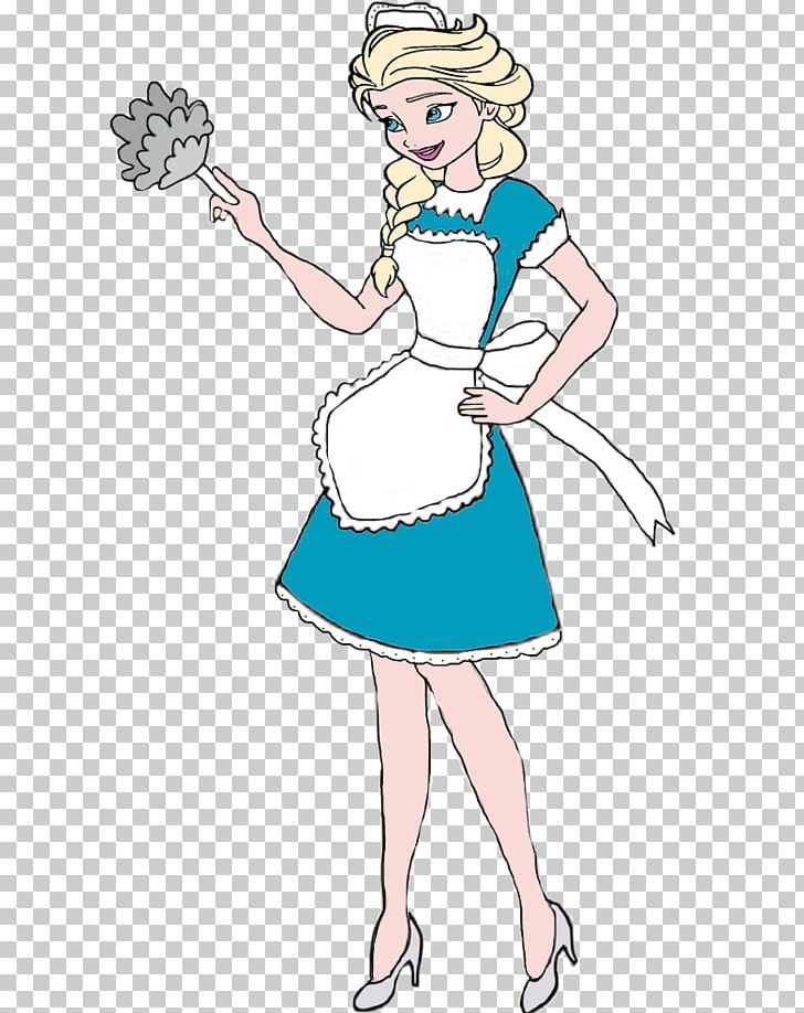 Daphne French Maid Dress Art PNG, Clipart, Abdomen, Arm, Artwork, Beauty, Character Free PNG Download