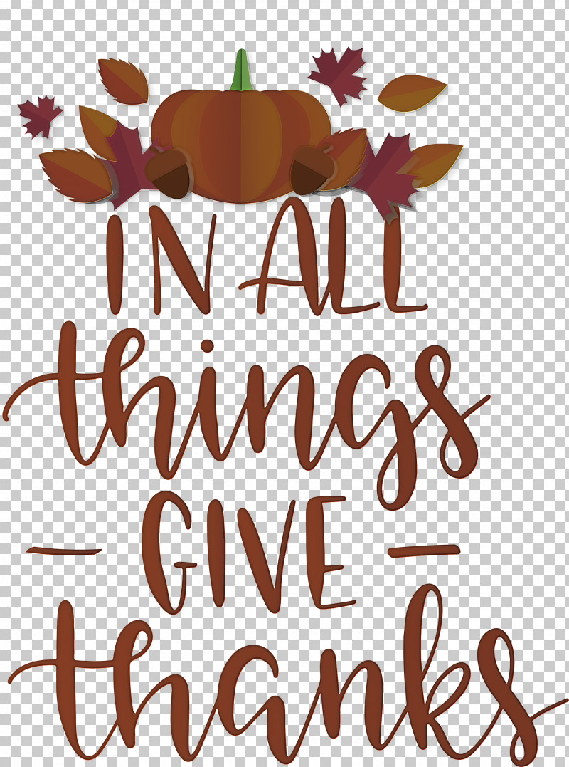 Give Thanks Thanksgiving Autumn PNG, Clipart, Autumn, Floral Design, Fruit, Give Thanks, Meter Free PNG Download