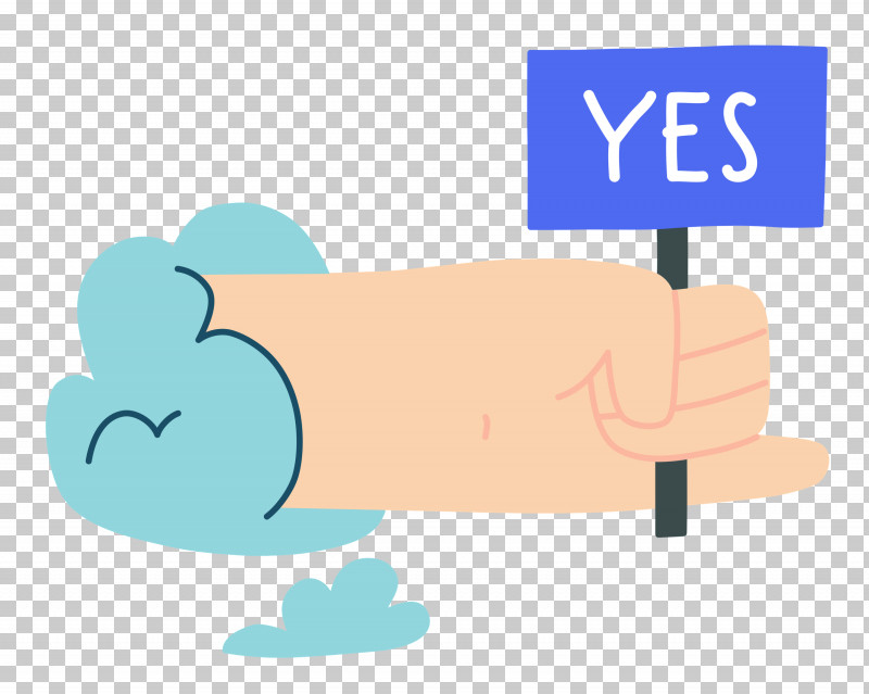Hand Holding Yes Hand Yes PNG, Clipart, Behavior, Cartoon, Hand, Joint, Meter Free PNG Download