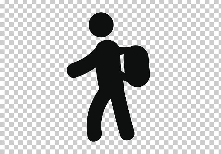 Computer Icons Backpacking Travel Hiking Backpacker Hostel PNG, Clipart, Backpack, Backpacker Hostel, Backpacking, Black And White, Business Man Walking Free PNG Download