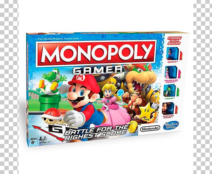 Hasbro Monopoly Gamer Mario Series Board Game PNG, Clipart, Board Game, Card Game, Food, Game, Hasbro Free PNG Download