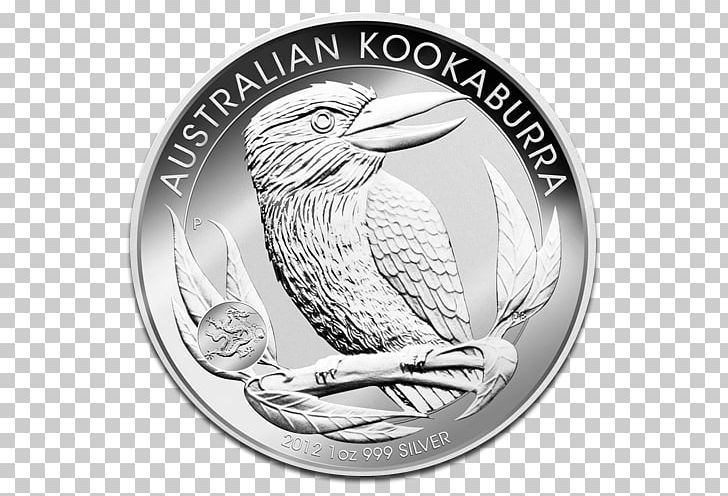 Perth Mint Australian Silver Kookaburra Silver Coin Bullion Coin PNG, Clipart, Apmex, Australia, Australian Dollar, Australian Silver Kookaburra, Black And White Free PNG Download