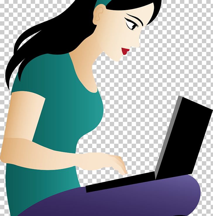 Computer Woman PNG, Clipart, Arm, Asian, Asian Girl, Communication, Computer Free PNG Download