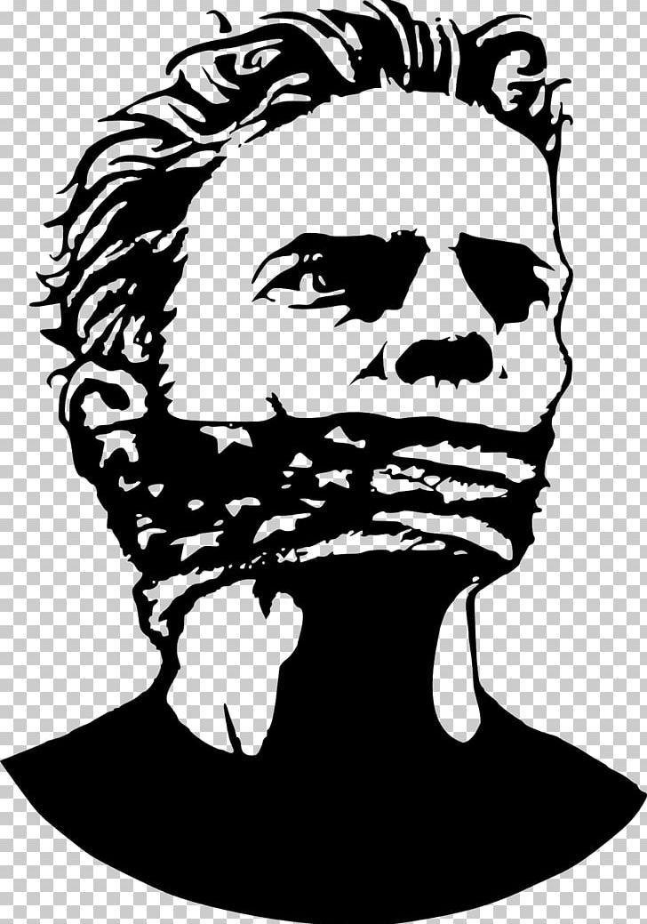Freedom Of Speech Political Freedom PNG, Clipart, Art, Black And White, Court, Drawing, Face Free PNG Download