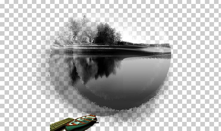 Landscape Ink Euclidean PNG, Clipart, Black, Black And White, Boating, City Landscape, Computer Wallpaper Free PNG Download