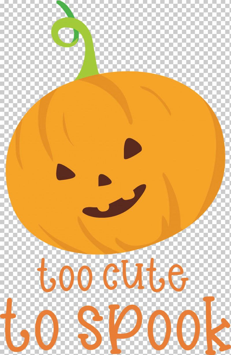 Halloween Too Cute To Spook Spook PNG, Clipart, Fruit, Geometry, Halloween, Happiness, Jackolantern Free PNG Download