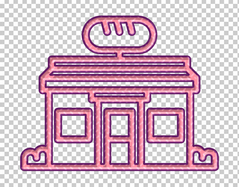 Shop Icon Bakery Icon PNG, Clipart, Bakery Icon, Line, Logo, Pink, Rectangle Free PNG Download