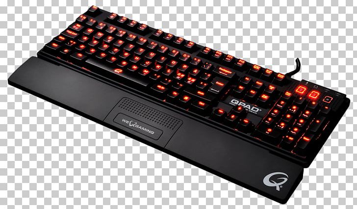 Computer Keyboard QPAD MK-85 (MX Red) Qpad Mk-85 Pro Backlit Mechanical Gaming Keyboard (black) PNG, Clipart, Cherry, Commodore 64, Computer, Computer Component, Computer Keyboard Free PNG Download