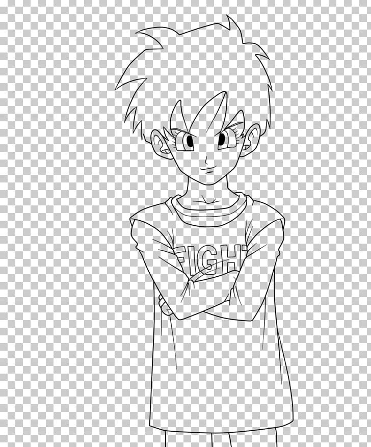 Bulma Videl Finger Homo Sapiens Line Art PNG, Clipart, Angle, Arm, Black, Boy, Color Free PNG Download