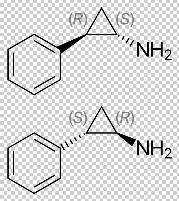 Tranylcypromine Amphetamine Monoamine Oxidase Inhibitor Stimulant Dopamine PNG, Clipart, Angle, Black, Chemistry, Drug, Monochrome Free PNG Download