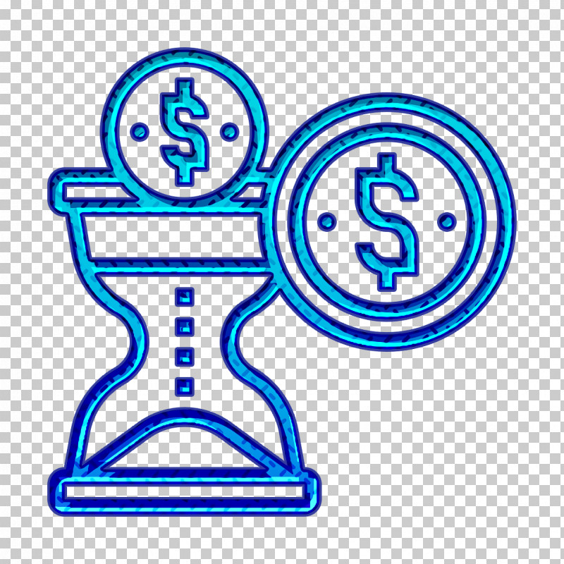 Time Is Money Icon Saving And Investment Icon Time Icon PNG, Clipart, Electric Blue, Line, Line Art, Saving And Investment Icon, Symbol Free PNG Download