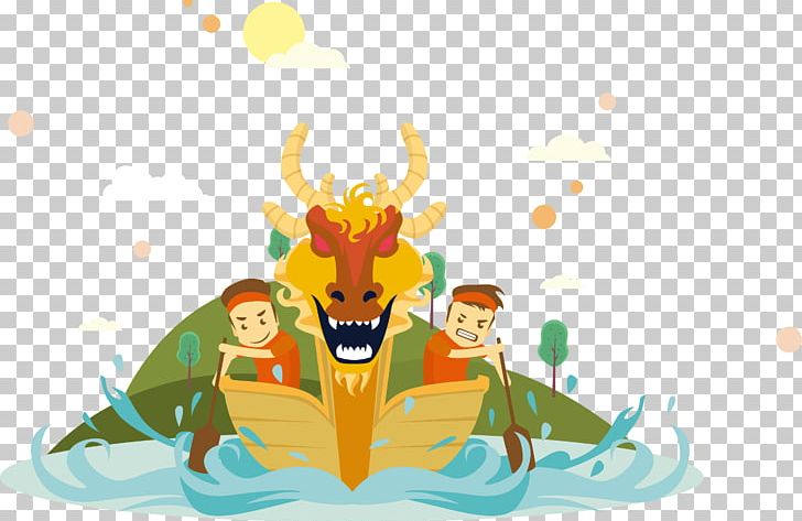 Dragon Boat Festival Illustration PNG, Clipart, Boat, Cartoon, Computer Wallpaper, Dragon, Dragon Boat Free PNG Download