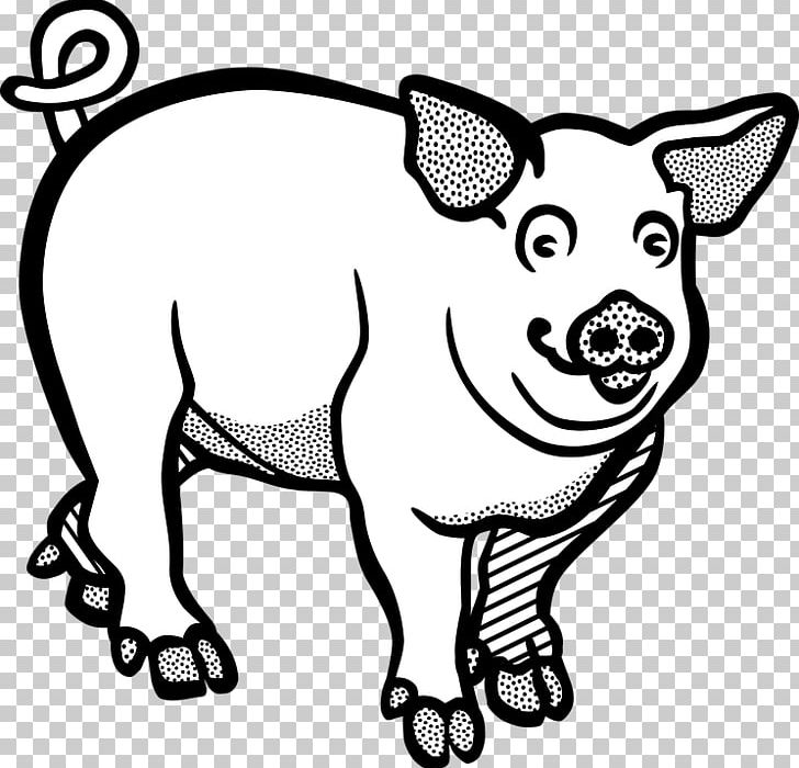 Large White Pig Graphics PNG, Clipart, Black, Black And White, Carnivoran, Cattle Like Mammal, Computer Icon Free PNG Download