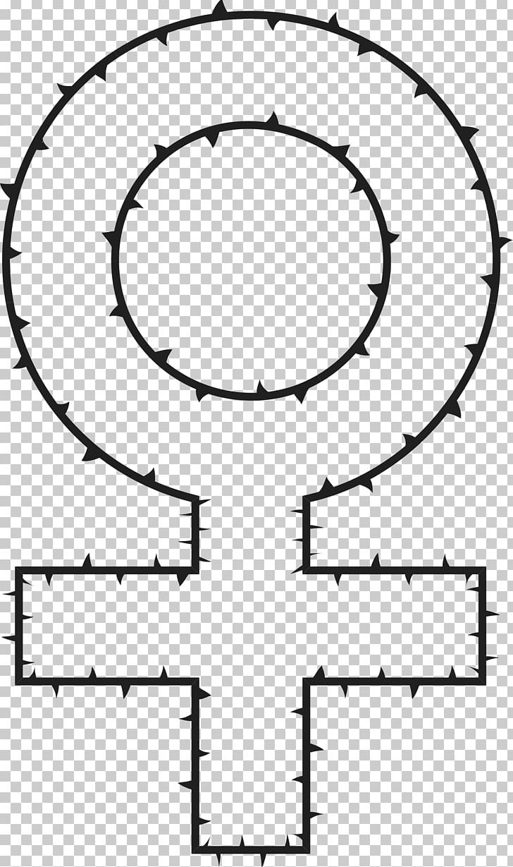Gender Symbol Female PNG, Clipart, Angle, Area, Black And White, Circle, Computer Icons Free PNG Download