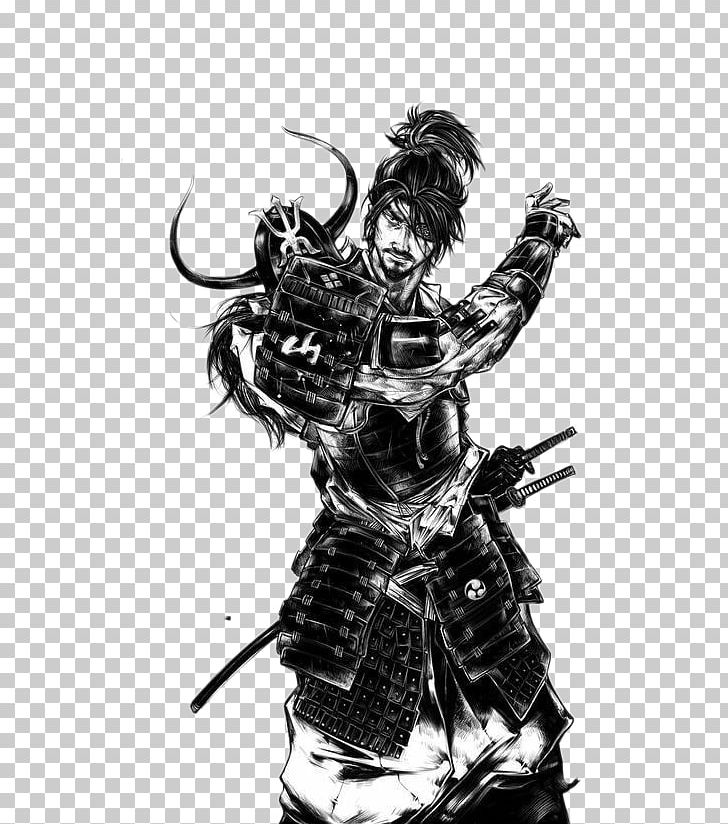 Samurai Computer File PNG, Clipart, Black And White, Cartoon Samurai, Comics Artist, Costume Design, Encapsulated Postscript Free PNG Download