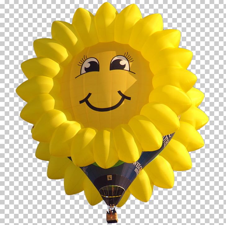 Smiley Sunflower M Balloon PNG, Clipart, Balloon, Flower, Flowering Plant, Happiness, Smile Free PNG Download