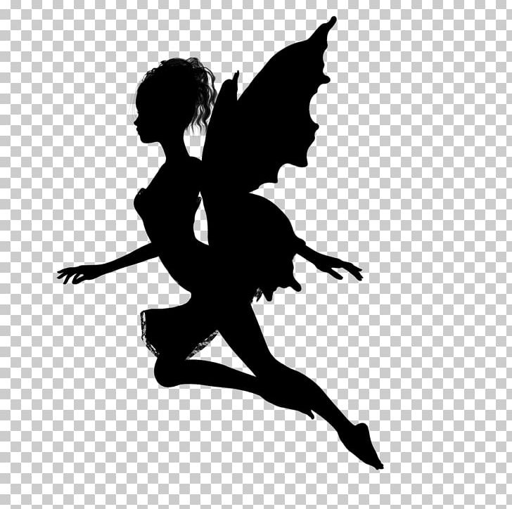 Tinker Bell Fairy Silhouette Stock Photography PNG, Clipart, Art, Ballet Dancer, Black, Black And White, Dancer Free PNG Download